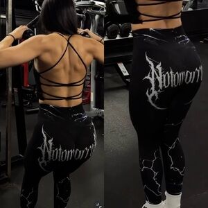 Notomorrow Black Lightning Leggings